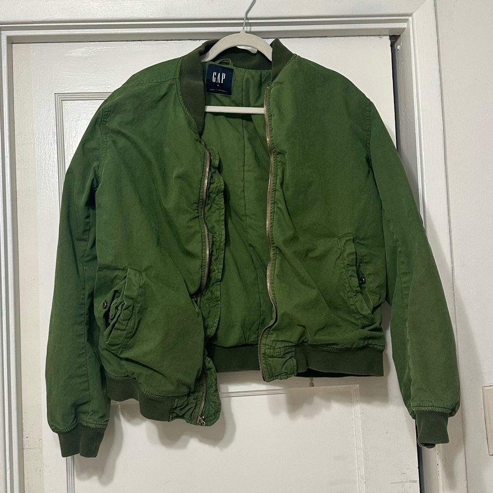GAP Olive Green Bomber Jacket